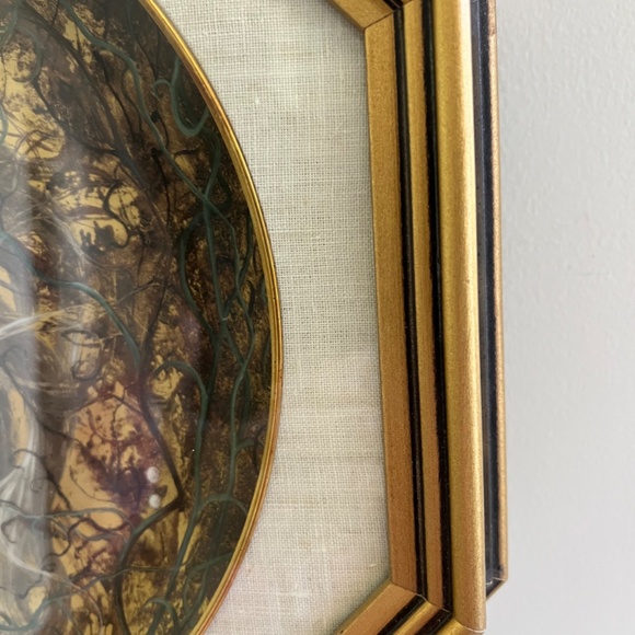 Vintage Framed Romantic Portrait Series Plate 'Lilie' - Picture 6 of 11